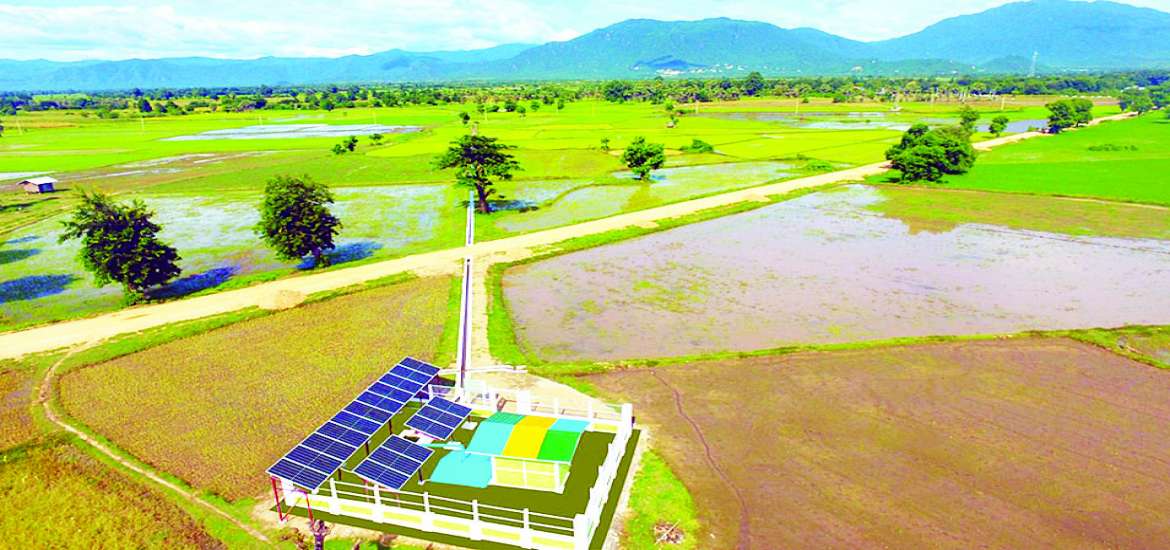 ဆိုလာစနစ်အသုံးပြု၍ နည်းလမ်းမျိုးစုံဖြင့် စိုက်ပျိုးရေ လုံလောက်စွာရရှိရေး ဆောင်ရွက်လျက်ရှိ